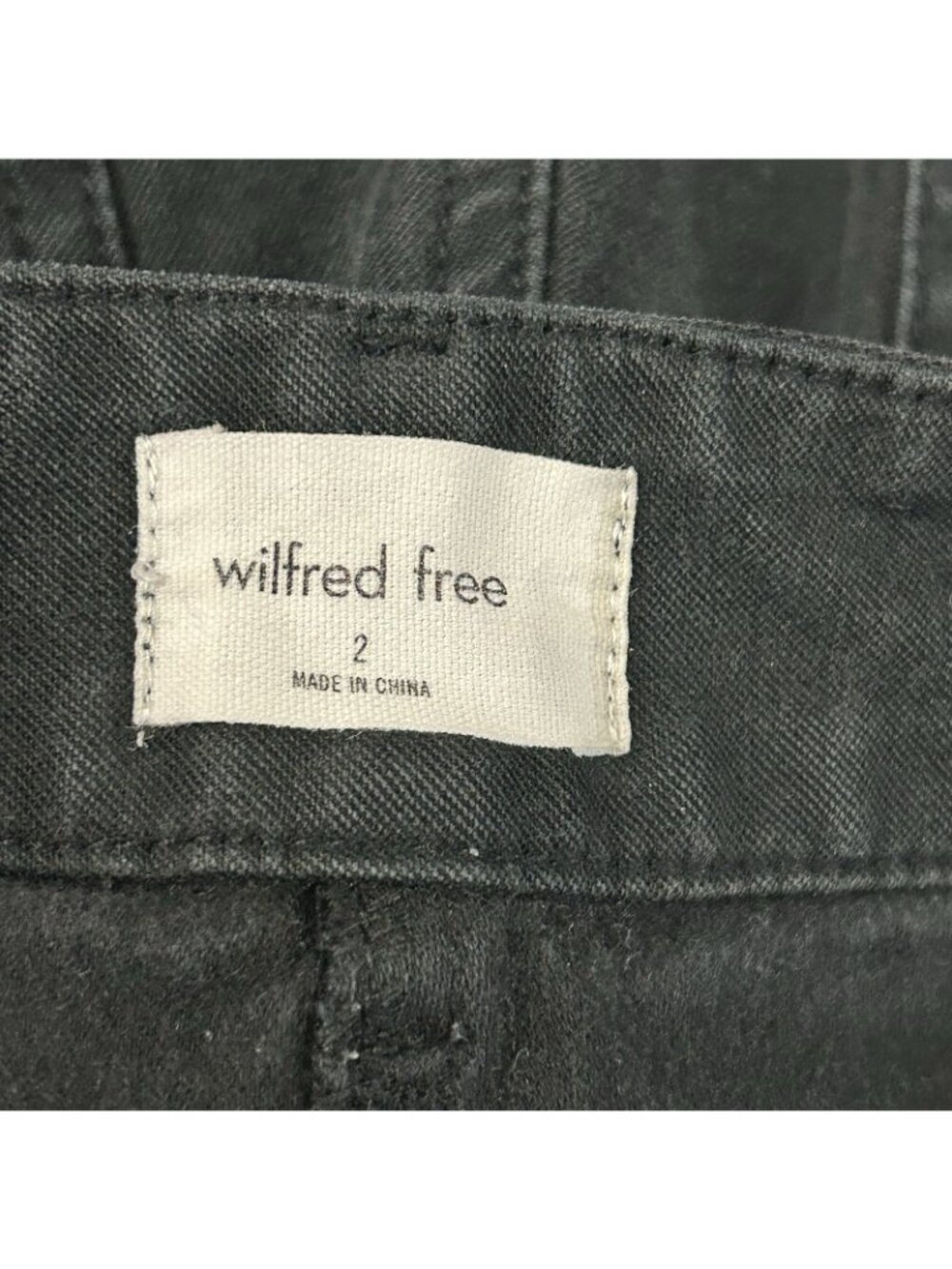 Aritzia Wilfred Free Brennan Womens Size 2 Black Cargo Carpenter Utility Pants - Picture 4 of 16